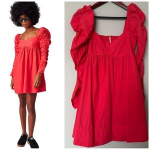 Free People Lindsey Rose Babydoll Dress